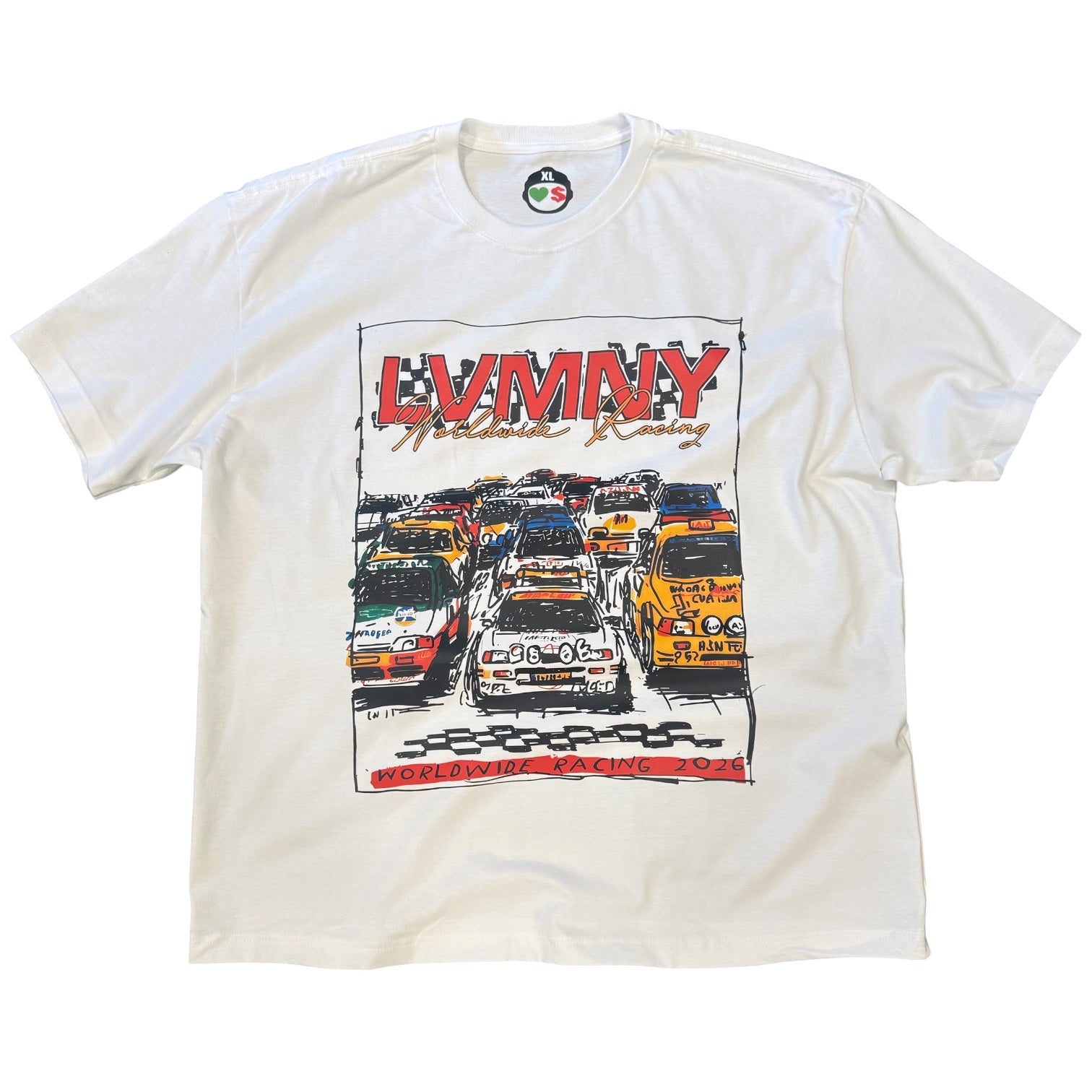 LVMNY WORLDWIDE RACING TEE