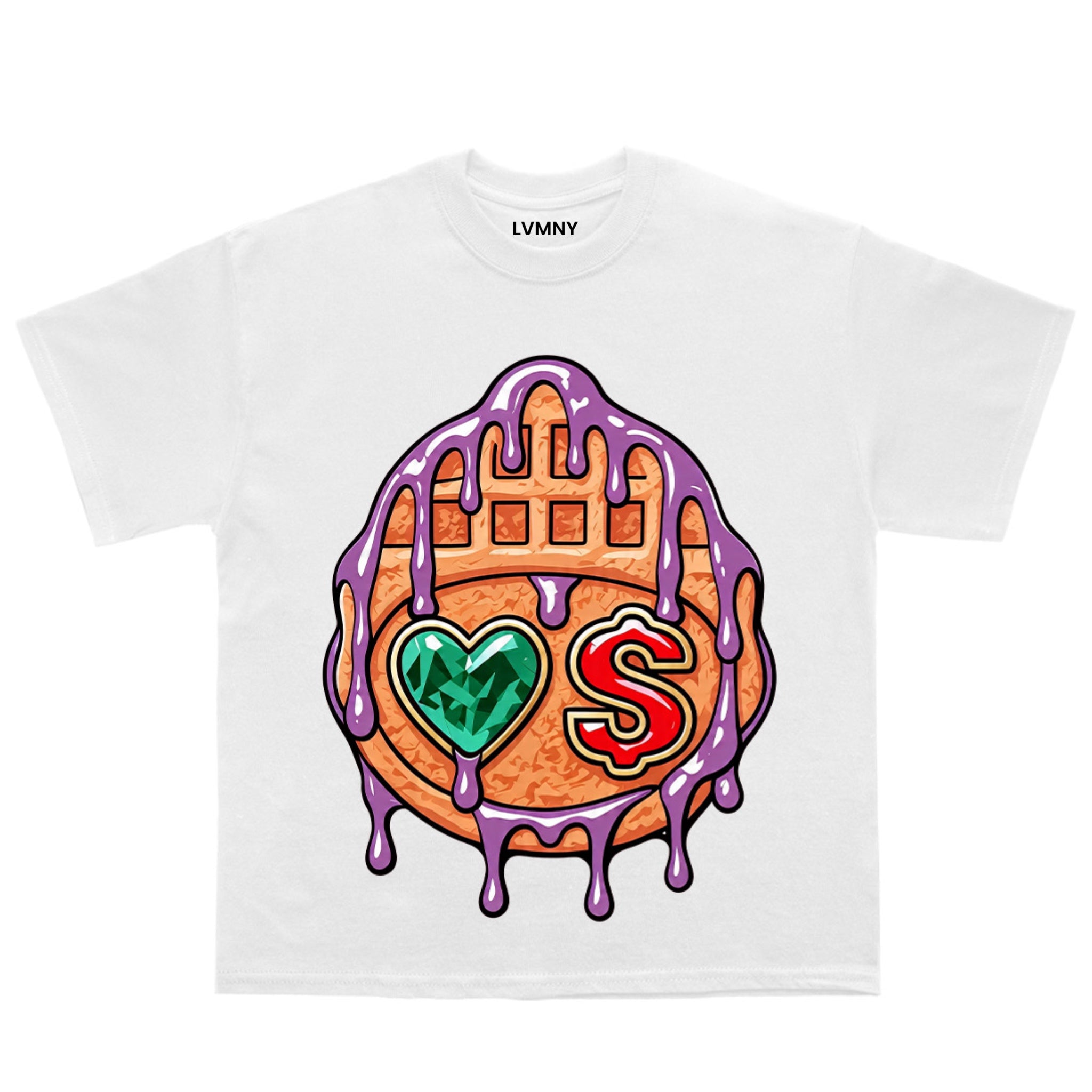 LVMNY WAFFLE LOT OF SYRUP TEE